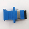 Inspektions-Sc-Faser-Optikadapter Fensterladen SC/UPC blauer Shell Simplex Adapter With Auto