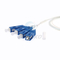 Sc zu APC Ftth Mini Fiber Cable Splitter 1x4 optischem Plc-Teiler
