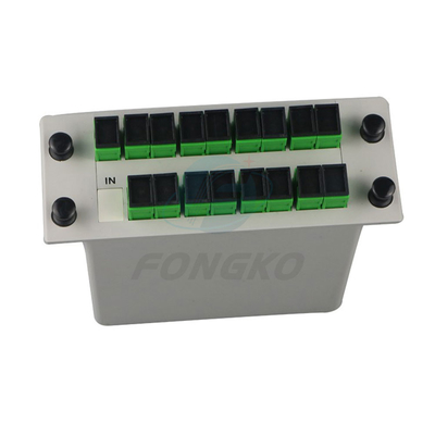 Optischer Splitter Mini-Typ Plc Sc Apc Splitter 1X16 Glasfaser-Insertion für Ftth