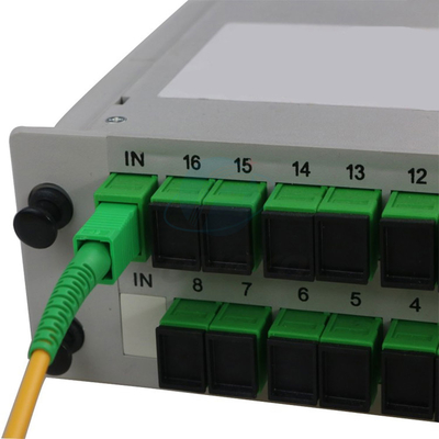 Optischer Splitter Mini-Typ Plc Sc Apc Splitter 1X16 Glasfaser-Insertion für Ftth