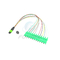 24 Flecken-Kabel der Faser-MTP MPO männliche Fanout-Monomode--Pullover 0.5m