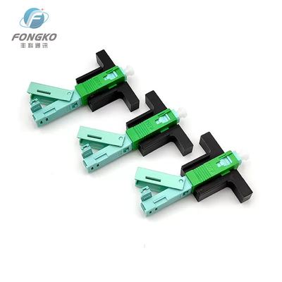 Faser-Optikfeld mechanisches FTTH schnelles Verbindungsstück Sc APC für 2x3mm Transceiverkabel