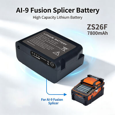 Original AI-9 Batterie ZS26F 7800mAh Lithiumbatterie für AI9 Glasfaser Fusion Splicer