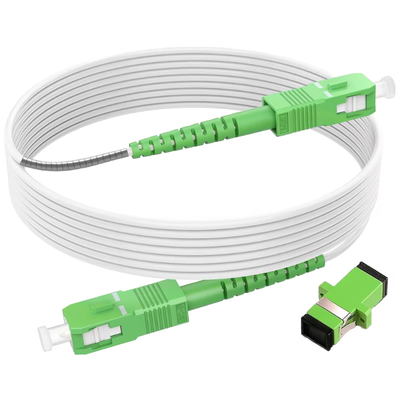 FONGKO 3m SC/APC Glasfaser-Internetkabel gepanzertes Glasfaser-Patchkabel OS2 Singlemode Glasfaser-Patchkabel