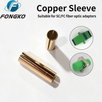 FONGKO Herkunftsland Japan SC/FC Glasfaseradapter Kupferhülle MM E TYPE Hülle 11.4 Messing-Hohlrohr
