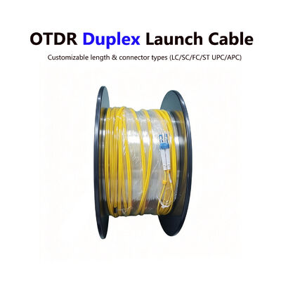 FONGKO OTDR Duplex-Startkabel LC UPC zu LC UPC Einzelmodus G652D G657A OTDR-Testverlängerungsfaserkabel
