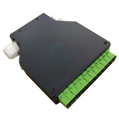 Anschlusskasten-Schalttafel des Schwarz-12 Port-SC/APC der Hutschiene-FTTH